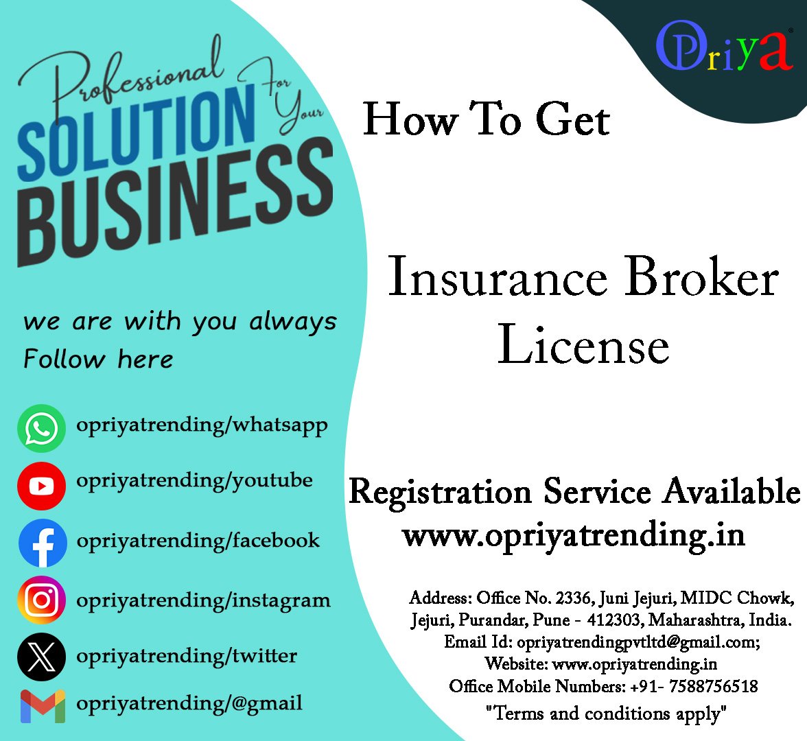Insurance Broker License Insurance Broker License