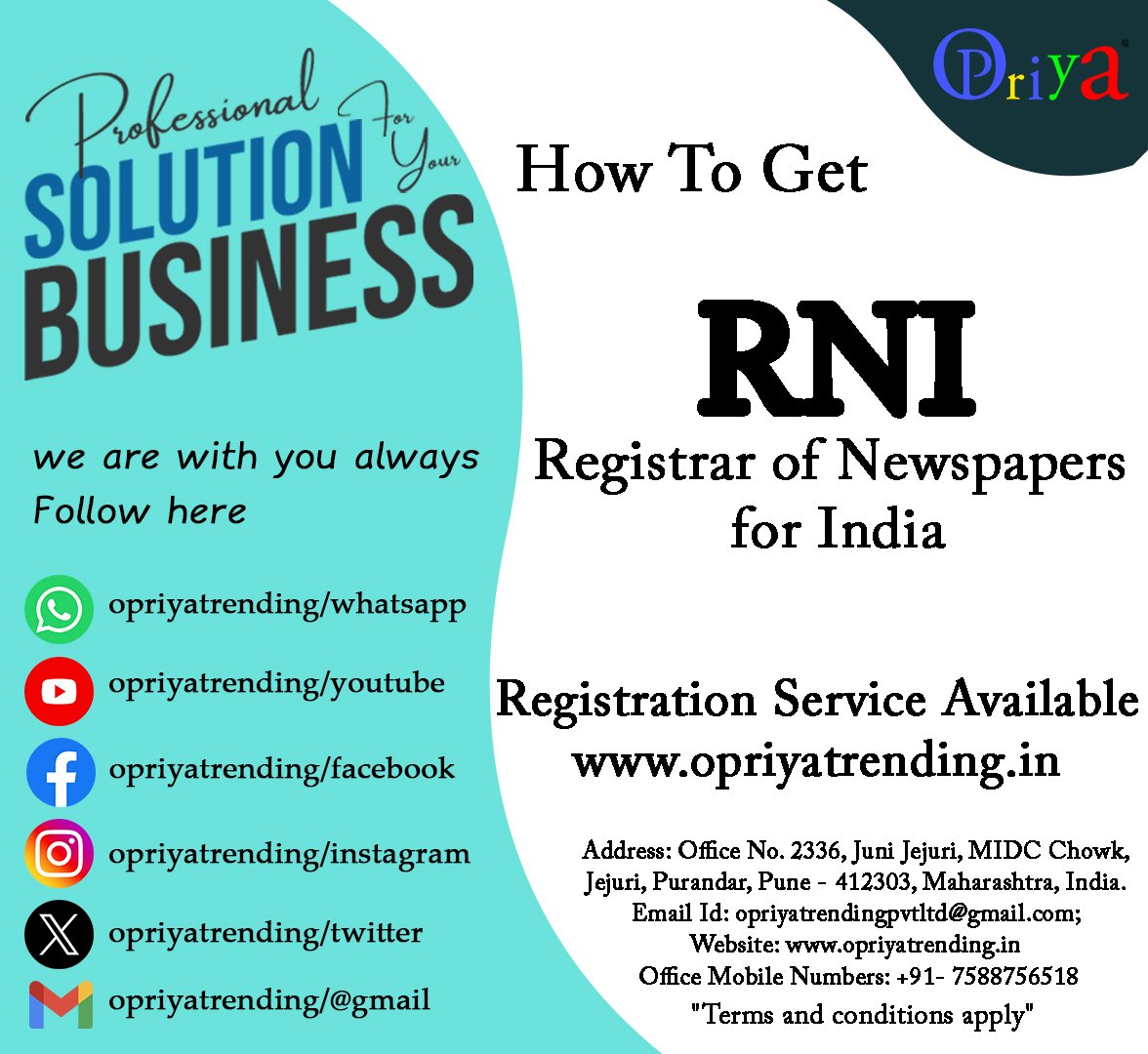 RNI Registration RNI Registration