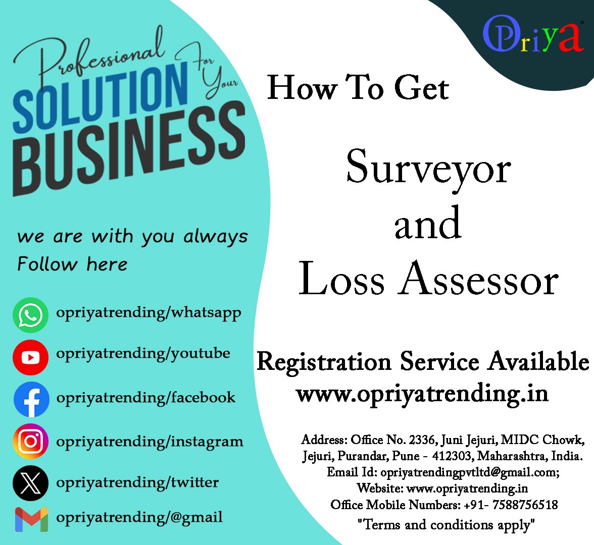 Surveyor and Loss Assessor Surveyor and Loss Assessor